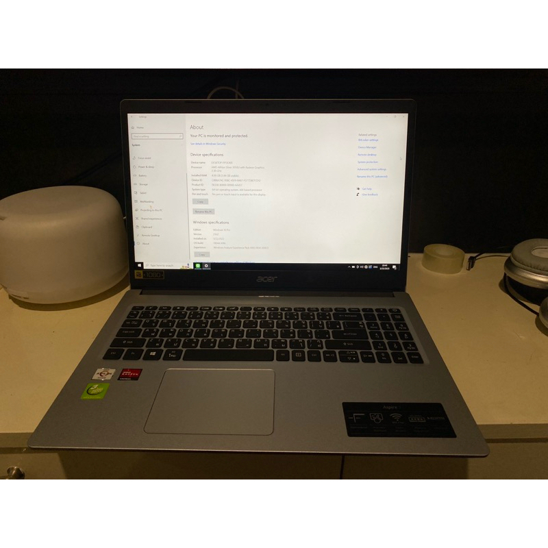 Acer Aspire 3 AMD ATHLON SILVER 3050U (มือสอง)