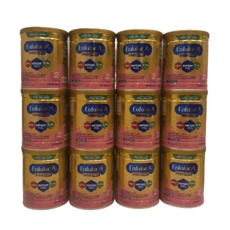 Enfalac A+ เอนฟาแล็ค เอพลัส นมผงสูตร 2 สำหรับทารก เด็กแรกเกิด เด็กเล็ก ขนาด 400 กรัม(1ลังมี12กระป๋อง)
