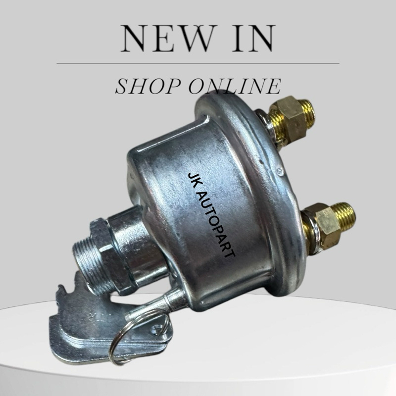 สวิตช์ขั้วแบต+กุญแจ CAT 120B/200B/303/304/305/312/320 (8H5306) สวิตช์แบตเตอรี่ รถขุด 7N0718 ยี่ห้อ I