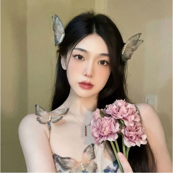 Rubuyou กิ๊บติดผม รูปผีเสื้อ แฟชั่นแฟรี่ สไตล์เรโทร สําหรับผู้หญิง เข้ากับทุกการแต่งกายแฟชั่นเครื่องประดับผม-ส่งเร็ว🚚 - รูปที่ 2