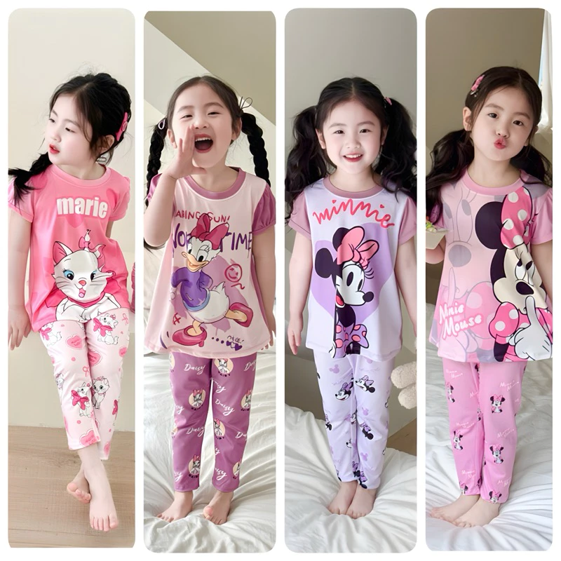ชุดเซ็ตเด็กหญิง BB Kids แขนตุ๊กตา ผ้าคอตตอน