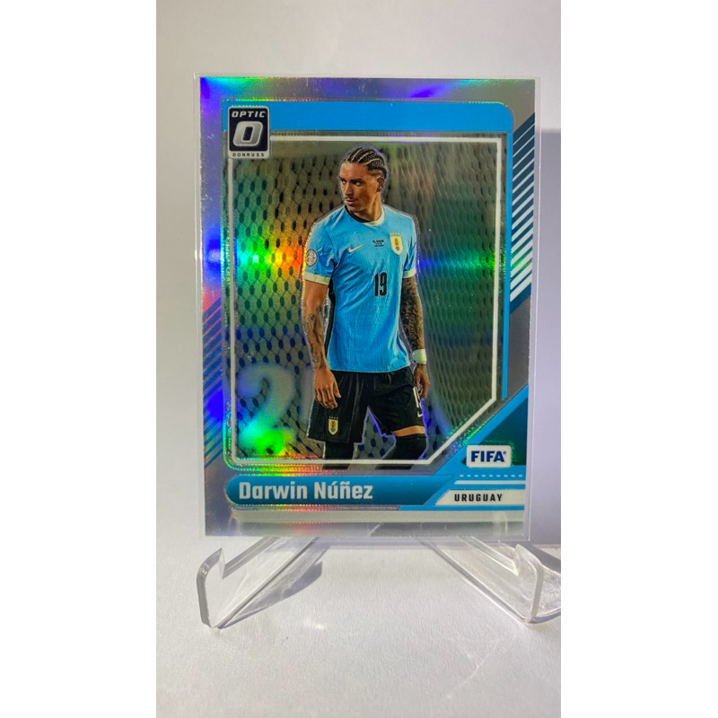 การ์ดนักฟุตบอล Darwin Nunez URUGUAY PANINI DONRUSS OPTIC PRIZM 2024