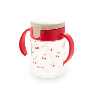 Richell(ริเชลล์) MUGOOD STRAW CUP Step 2 แก้วหัดดื่มกันสำลัก คว่ำไม่หก ตกไม่แตก ขนาด 200ml เหมาะสำหรับ 7เดือน+