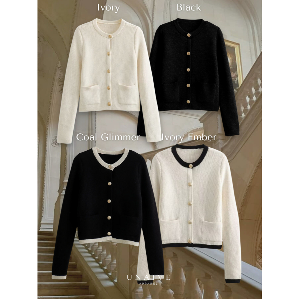 [UNAIVE] Vintera Top "เสื้อไหมพรม" หนานุ่ม ไม่คันผิว กันหนาวได้ดีสุดๆ เสื้อกันหนาว เบลเซอร์ คาร์ดิแก