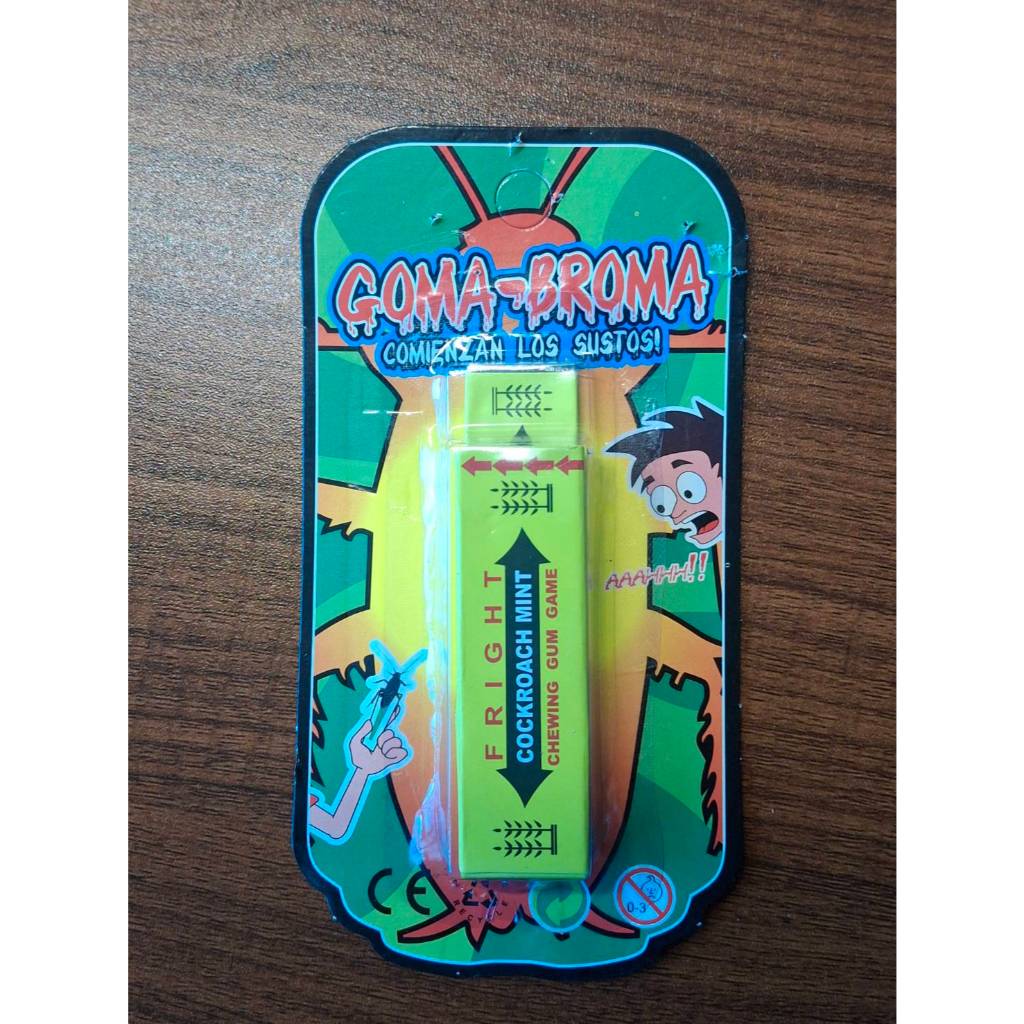 หมากฝรั่งแมลงสาบ แกล้งเพื่อน (ของเล่น) 1 ชิ้น