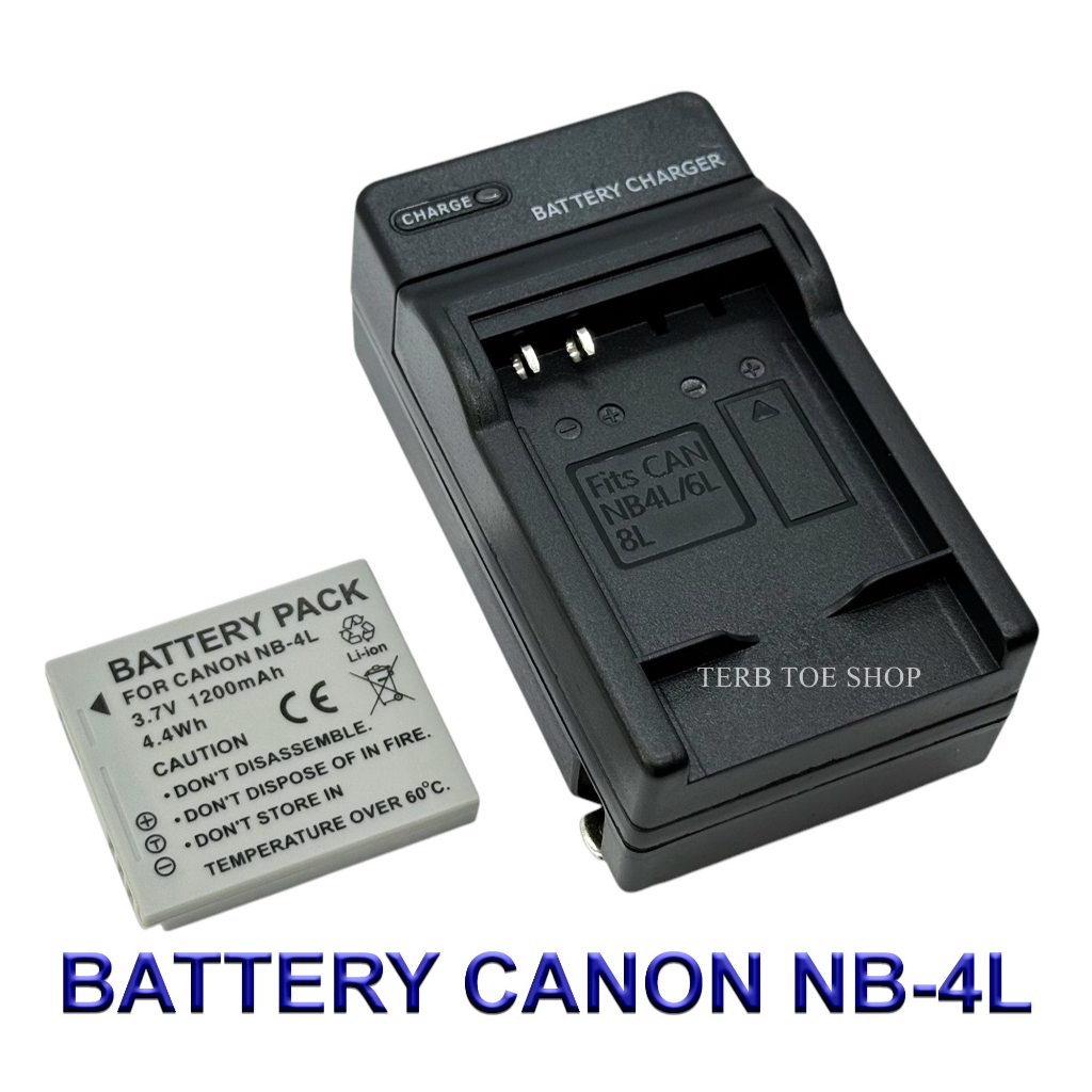 NB-4L / NB4L Battery and Charger For Canon IXUS 30,40,50,55,60,65,70,75,80,100,110,300,SD400,SD600,SD750,SD780,SD1000