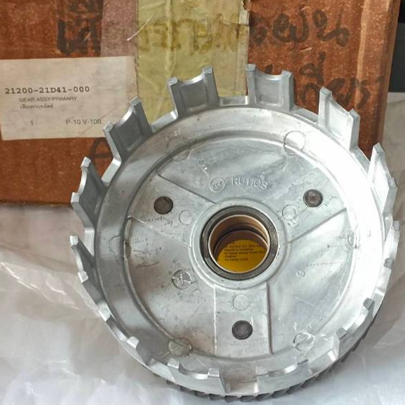 Bánh răng đĩa ly hợp AKIRA YOUNG chính hãng SUZUKI RU120 mã 21200-21D41-000