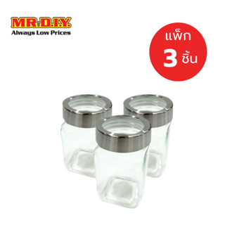 [แพ็ก 3 ชิ้น] มิสเตอร์.ดี.ไอ.วาย โหลแก้วฝาเกลียวทรงกลม ความจ…