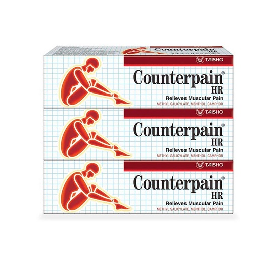 #COUNTERPAIN HR 30/ 60 / 120  G. เคาน์เตอร์เพน เอชอาร์ 120 กรัม (สูตรร้อน)จำนวน 1 หลอด