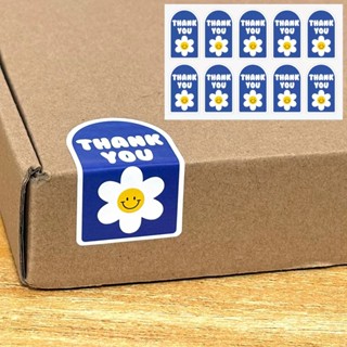 สติ๊กเกอร์ขอบคุณ ติดกล่อง แก้ว ถุง 3*5ซม 100ดวง sticker than…