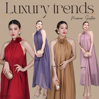 Mirrorsister 31107.5 เดรสแขนกุดทรงสวยมาก