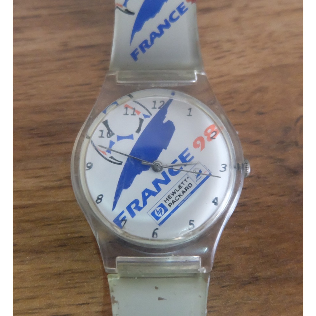 นาฬิกา Vintage France 98 Size 35 mm. สีใส