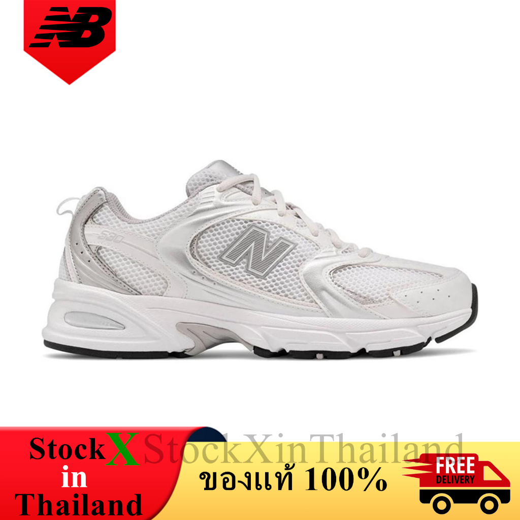 ของแท้ 100% New Balance 530 Silver White รองเท้าผู้ชาย รองเท้าผู้หญิง MR530EMA