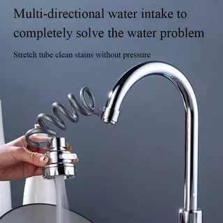 🏠 Universal Faucet Kitchen 3 Mode Gadgets Faucet 360° หมุนกรองขยายหลอดฝักบัวประหยัดน้ําแตะอุปกรณ์ครัว