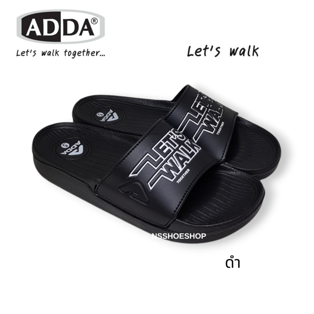 [ส่งทุกวัน] ใหม่!!! Adda 32B3K แอ็ดด้า รองเท้าแตะแบบสวม Let's walk size 4-9