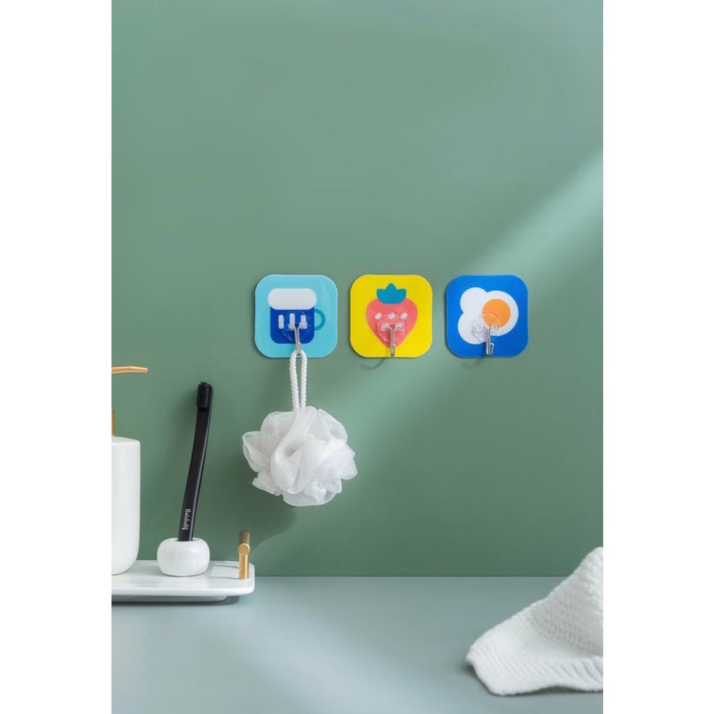 ตะขอแขวนไม้กวาด ที่แขวนไม้กวาดลายการ์ตูน ที่แขวนไม้ถูพื้น ที่แขวนไม้กวาดติดผนัง - รูปที่ 5