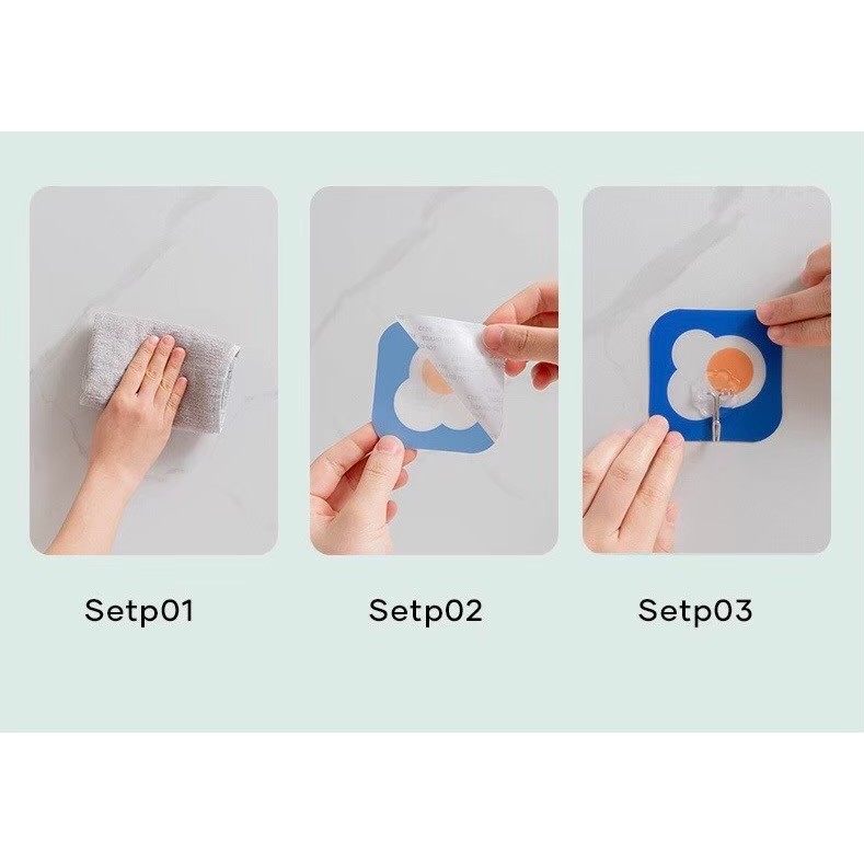 ตะขอแขวนไม้กวาด ที่แขวนไม้กวาดลายการ์ตูน ที่แขวนไม้ถูพื้น ที่แขวนไม้กวาดติดผนัง - รูปที่ 4