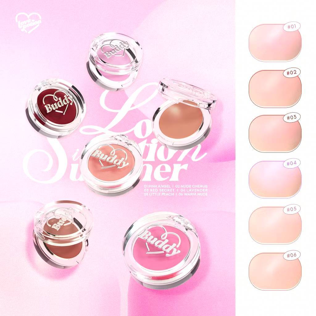บลัชครีม เลิฟโพชั่น เนื้อนุ่ม เกลี่ยง่าย CREAMY BLUSH LOVEPOTION 4.5กรัม