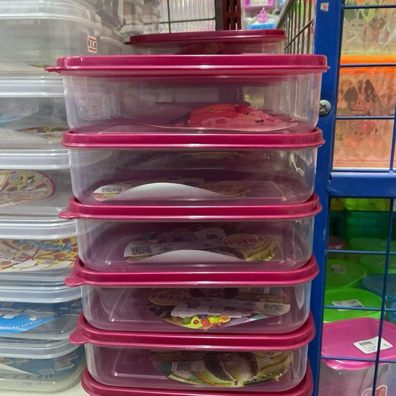 (ยกโหล) No.216-0Lกล่องถนอมอาหารใช้อุ่นไมโครเวฟได้ – รักษาความสดใหม่ของอาหาร ขนาดบรรจุก.10.5xย. 16.5xส.6 ซม. 550 ml.