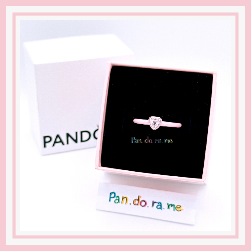 [พร้อมส่ง สินค้าแท้ 💯]  แหวนแพน Pink Chakra Heart Ring pan.dora