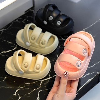 รองเท้ารัดส้นเด็ก สไตล์มินิมอล โทนสีเบญใส่ได้กับทุกโอกาส น้ำหนักเบา Minimalist style children's พร้อมส่ง**