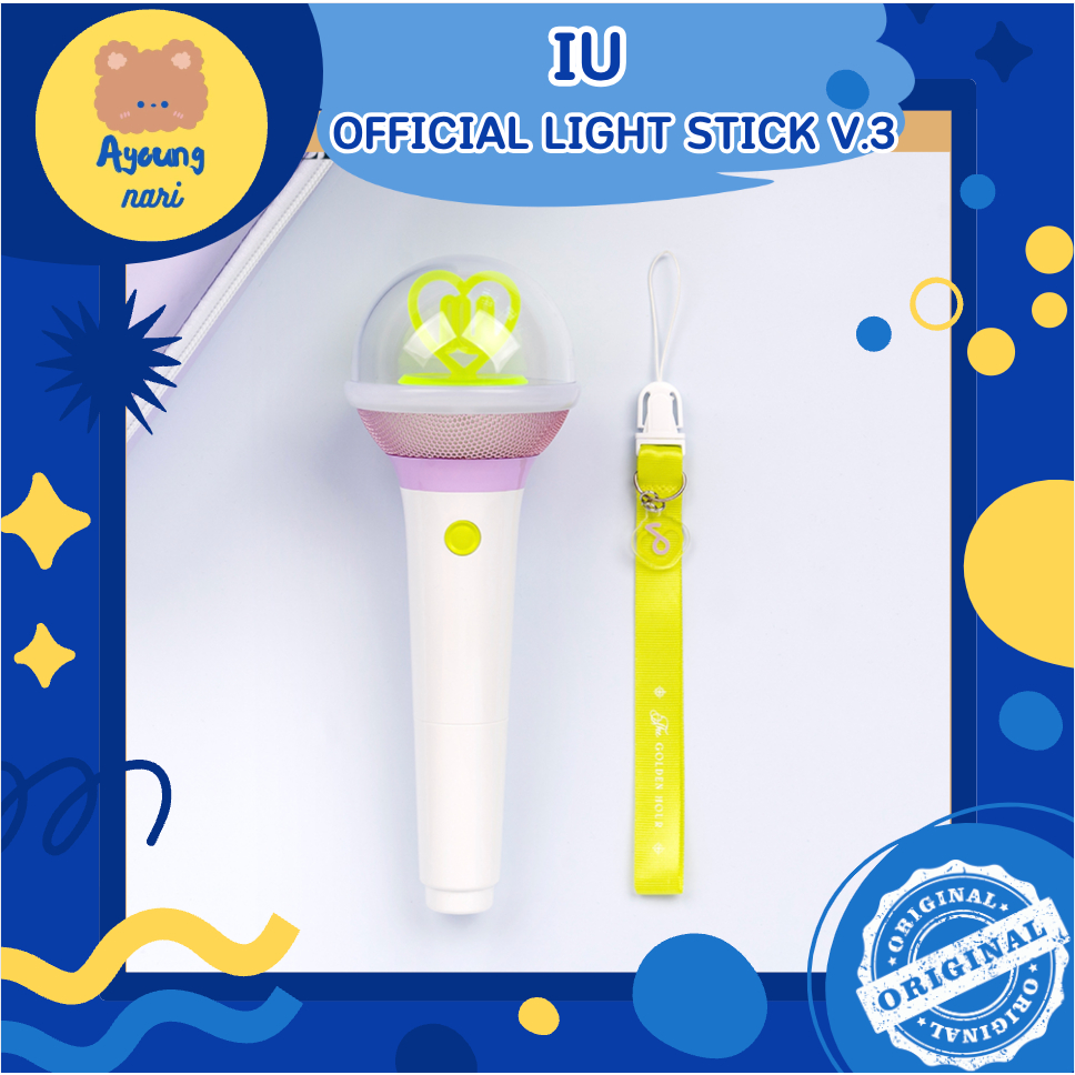 🛵 กทม. ส่งด่วน พร้อมส่ง 🩷 IU OFFICIAL LIGHT STICK VER.3 I-KE แท่งไฟIU ไอยู