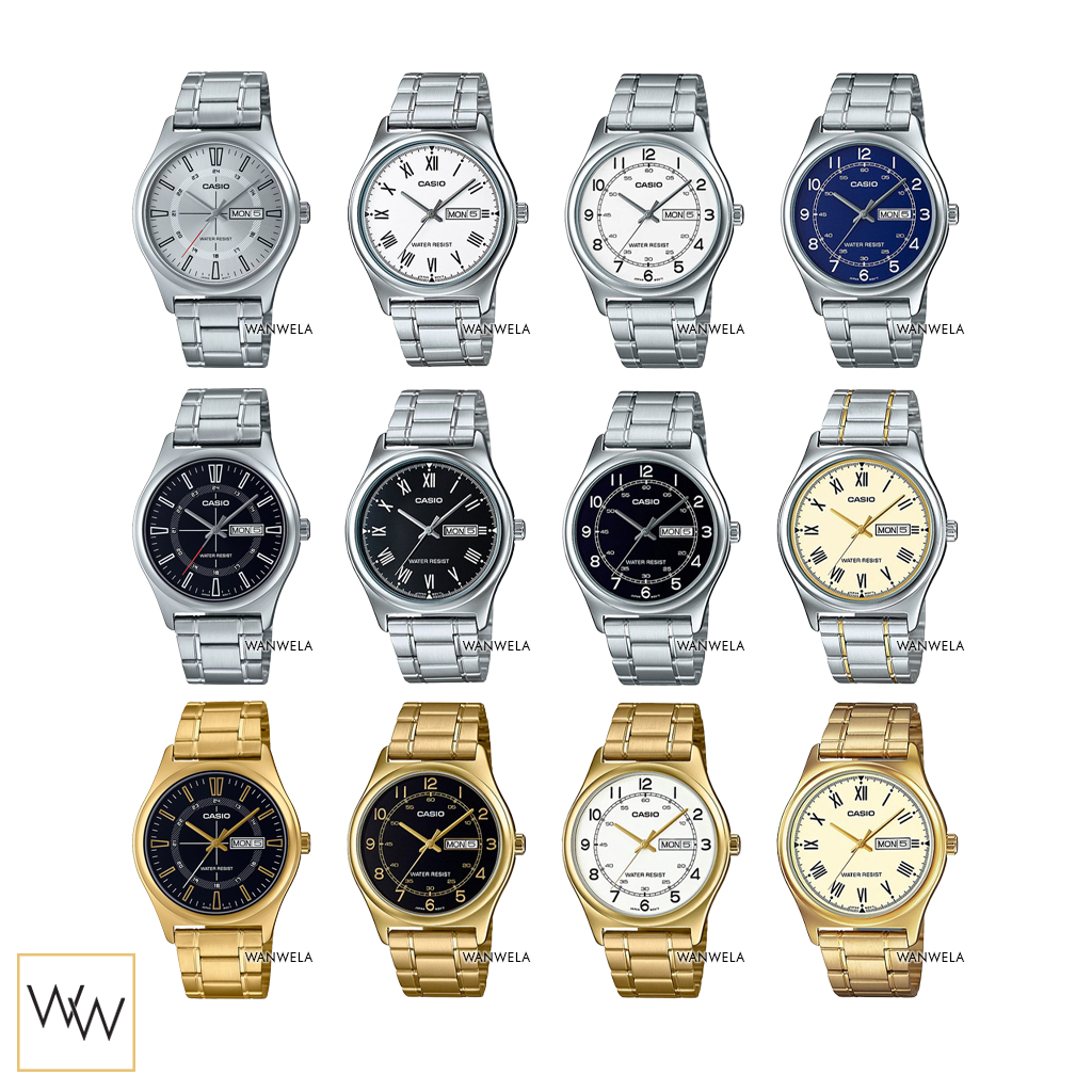 ของแท้ นาฬิกาข้อมือ Casio ผู้ชาย รุ่น MTP-V006 (สายสแตนเลส)
