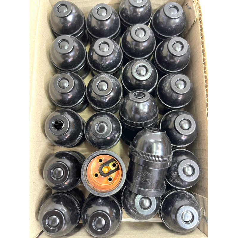**มีขายส่ง**24ชิ้นราคายกกล่อง**ขั้วห้อยเกลียวสั้น SSR E27 ทองแดง 3A 250V ราคา ถูกที่สุด ดีลบีเคเค แกลเลอรีภาพที่ 2