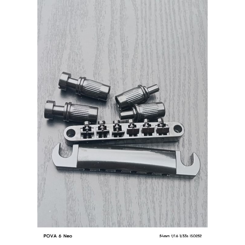 Fleor tune-o-matic guitar bridge.