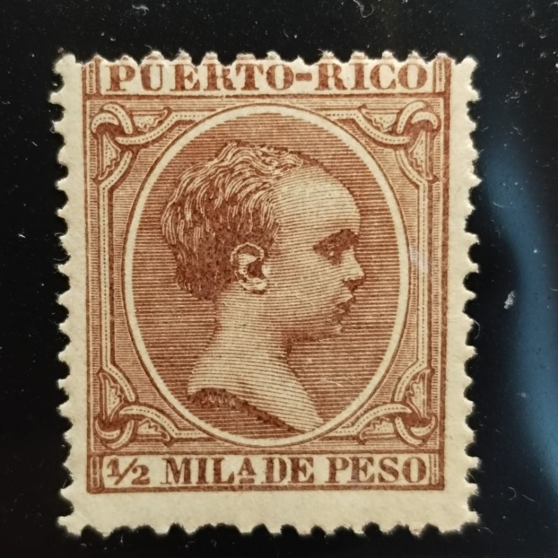 💥 1894  PUERTO RICO / 1/2 M / MNH.