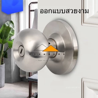 ลูกบิดสแตนเลส ลูกบิดประตู ลูกบิดห้องน้ำ ลูกบิดรุ่นไม่มีกุญแจ ลูกบิดกันสนิม ลูกบิดแกนทองเหลือง