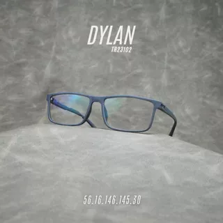 แว่นตาสายตายาวเลนส์ 2ชั้นออโต้ รุ่น Dylan ดีแลน TR23102 ในร่มเลนส์ใสออกแดดเปลี่ยนสีเทาดำ