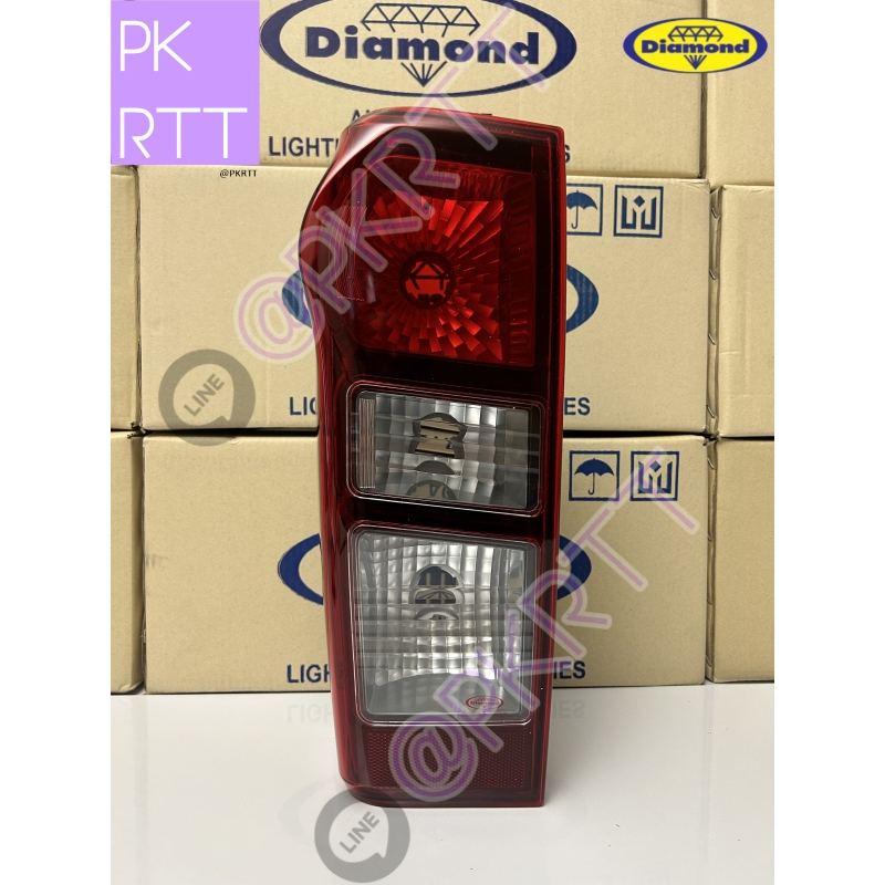 ไฟท้าย ISUZU DMAX ALL NEW 2012 - 2019 ไฟธรรมดา ไฟท้ายออลนิวดีแม็กซ์ เสื้อไฟท้าย อีซูซุ ดีแมก ดีแม็ค ดีแม็ก ออนิว เบ้าดำ