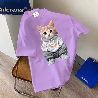 BK-1261-SHORT เสื้อยืดแขนสั้นพร้อมส่ง 10สี ลายมาใหม่ ขายดีตามเทรนต์ ลายน่ารัก สีสันสดใส่น่ารัก ใส่ได้ทั้งหญิงและชาย