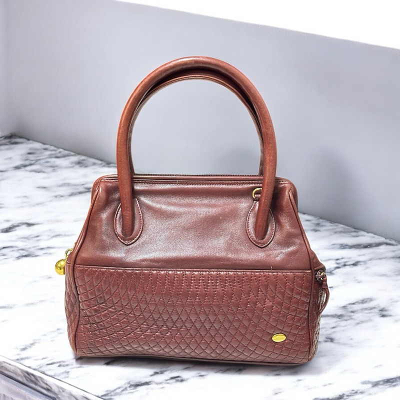 Bally vintage bagหนังแกะ
