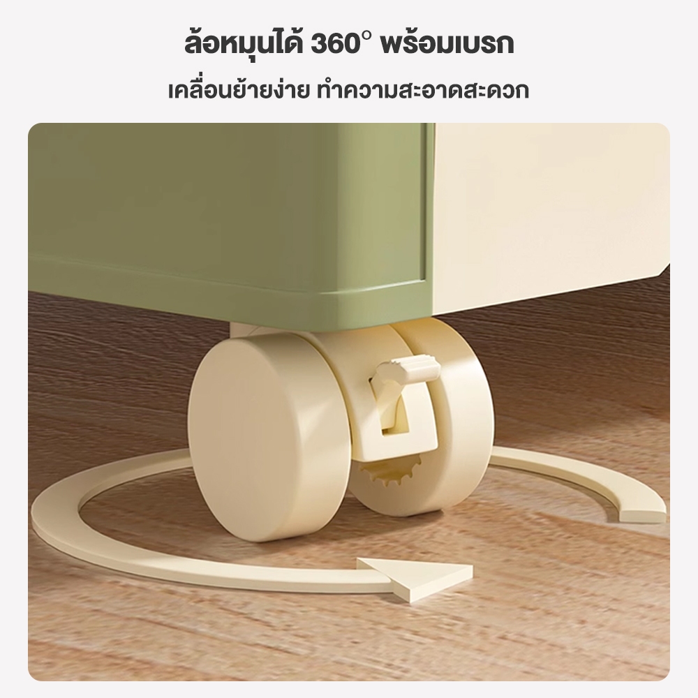 PetStern (แบบมีล้อ)กรงกระต่าย 1ชั้น กรงกระต่ายขนาดใหญ่ มีล้อพกพาง่ายเคลื่อนย้ายสะดวกดึงถาดรองกรงได้ - รูปที่ 4