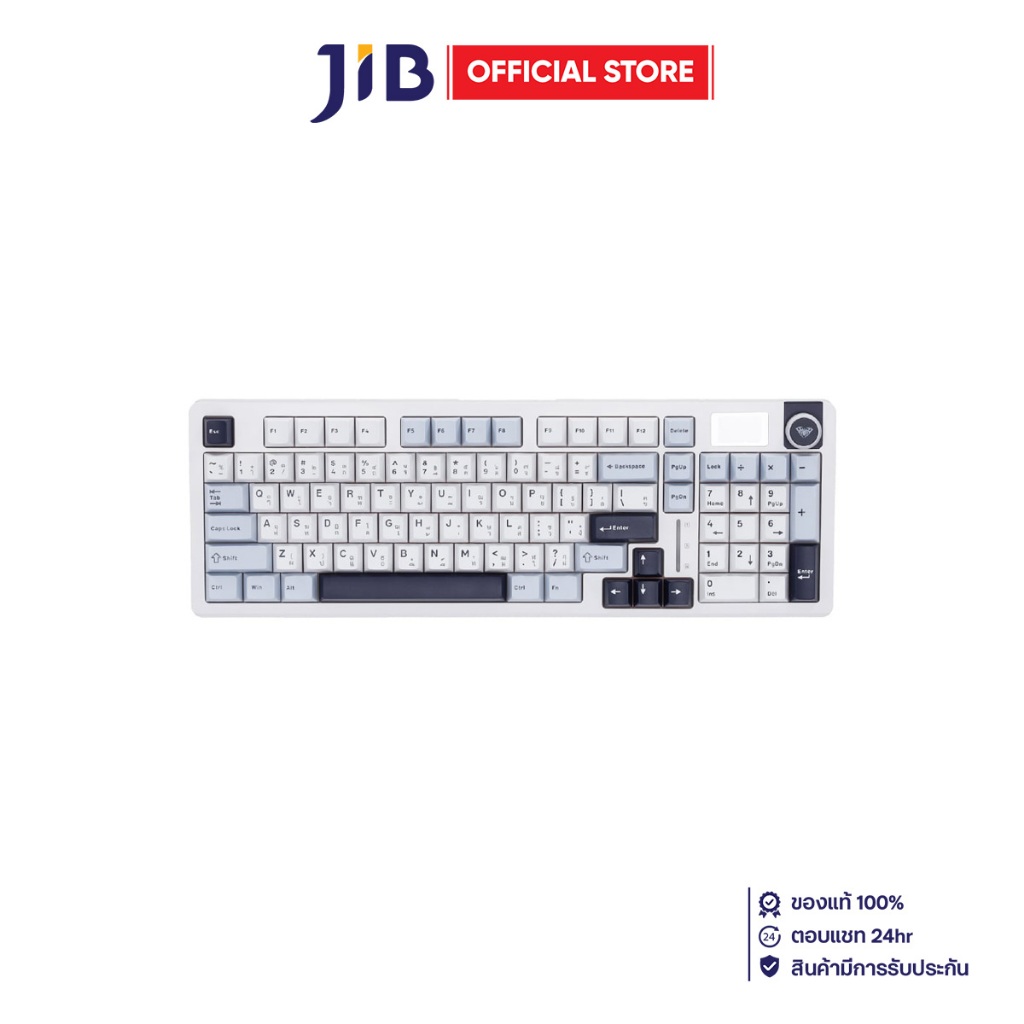 WIRELESS KEYBOARD (คีย์บอร์ดไร้สาย) AULA S98 PRO NIMBUS SWITCH RGB EN/TH - BLUE-WHITE-BLACK PURPLE