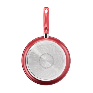 TEFAL กระทะด้ามนอนสติ๊กทรงตื้น So Chef รุ่น G1350296 ขนาด 21 ซม. สีแดง