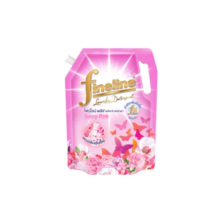 [แพ็ค 6] ไฟน์ไลน์ ผลิตภัณฑ์ซักผ้า พลัส ซันนี่ พิ้งค์ 1250 มล. สีชมพู