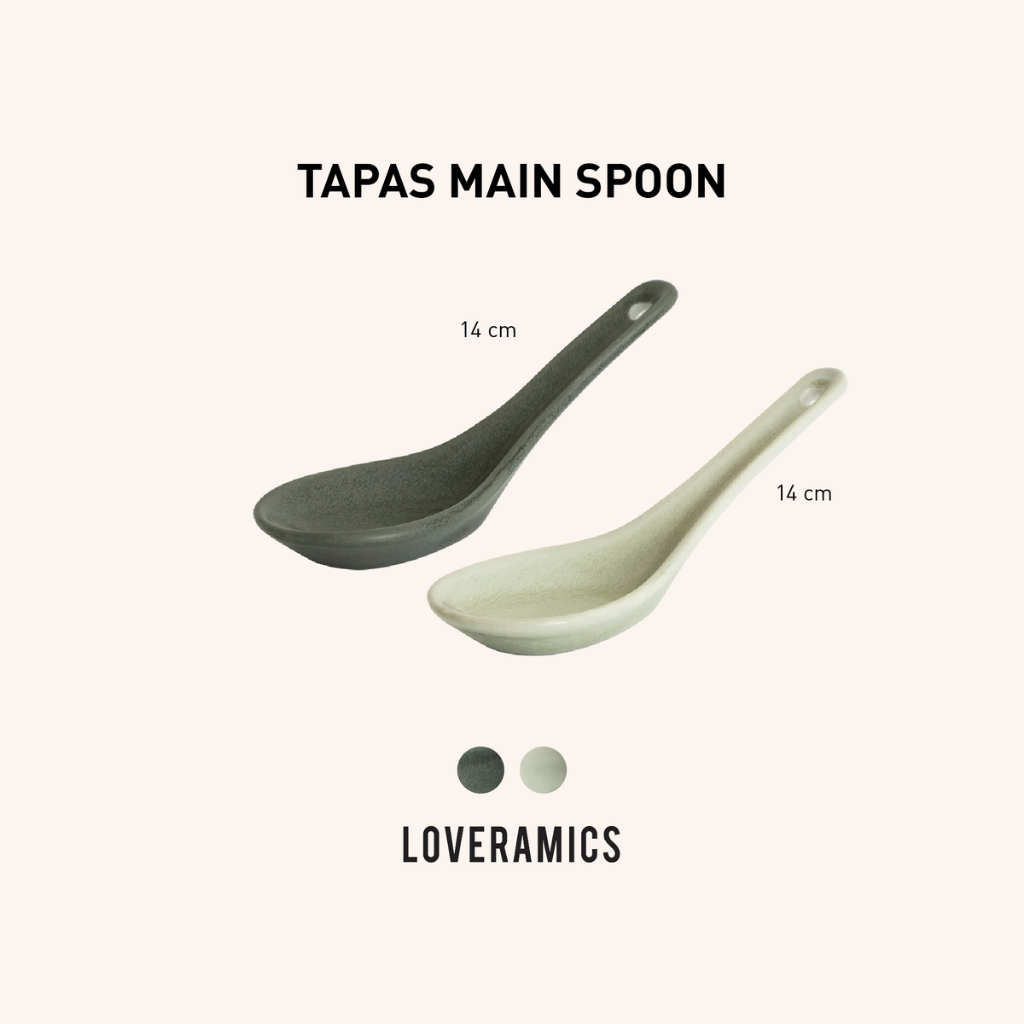 LOVERAMICS ช้อนสั้น ขนาด 14CM รุ่น Tapas Collection