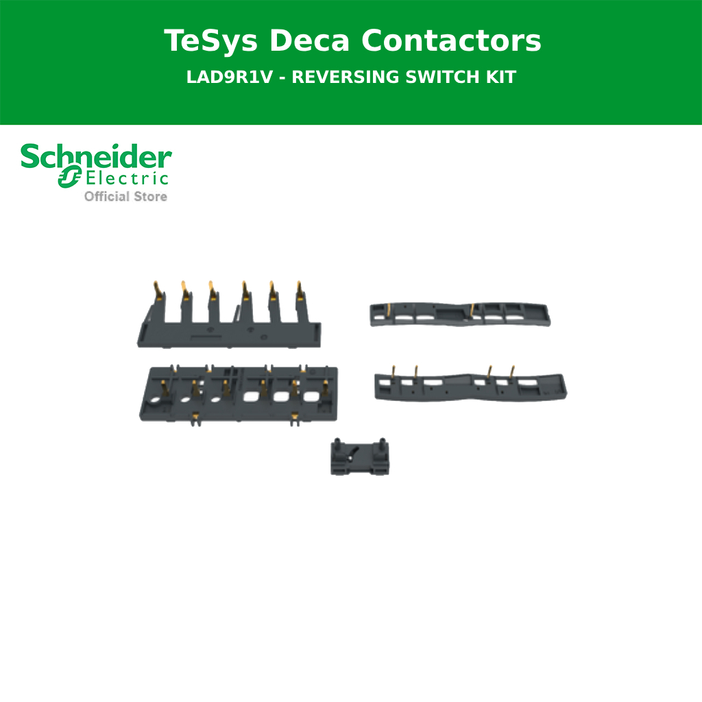 Schneider Electric Kit for assembling 3P reversing contactors,LC1D09-D38 with screw clamp terminals (LAD9R1V)