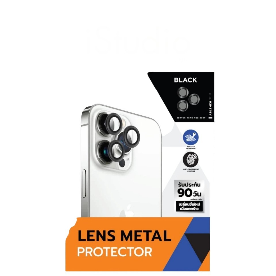 ABLEMEN LENS METAL PROTECTOR FOR IPHONE 16 PRO /16 PRO MAX, ROSE GOLD