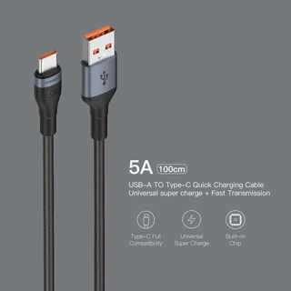 (ขายดี) สายชาร์จเร็ว OrsenbyEloop S7 S8 USB Type C to C สายชาร์จเร็ว 2 in 1 PD 100W ของแท้ 100%