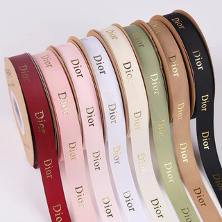 ริบบิ้นผ้า Dior ขนาด 2 × 45 หลา พร้อมส่งครับ