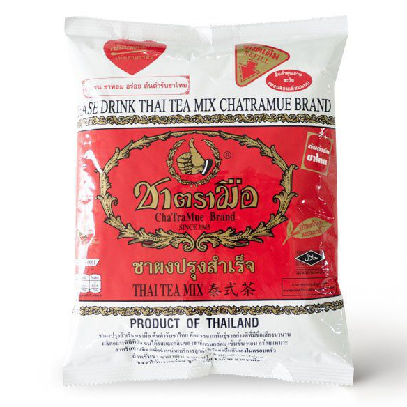 Tramue ตรามือ ชาไทยสูตรต้นตำรับ (ถุงแดง) ชนิดถุง 400 กรัม **มีส่งด่วน
