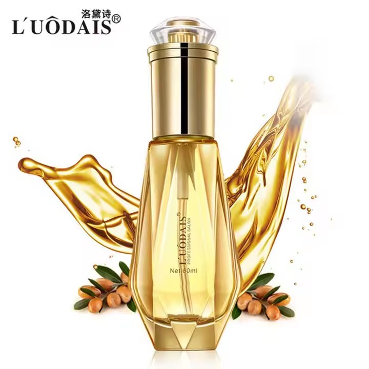 LUODAIS เซรั่มบำรุงผม น้ำหอม 80ml. ฟื้นฟูผมนุ่มสลวย ทรีทเม้นท์ผม ลดผมร่วงแตกปลาย ผมแห้ง ฟื้นฟูผม