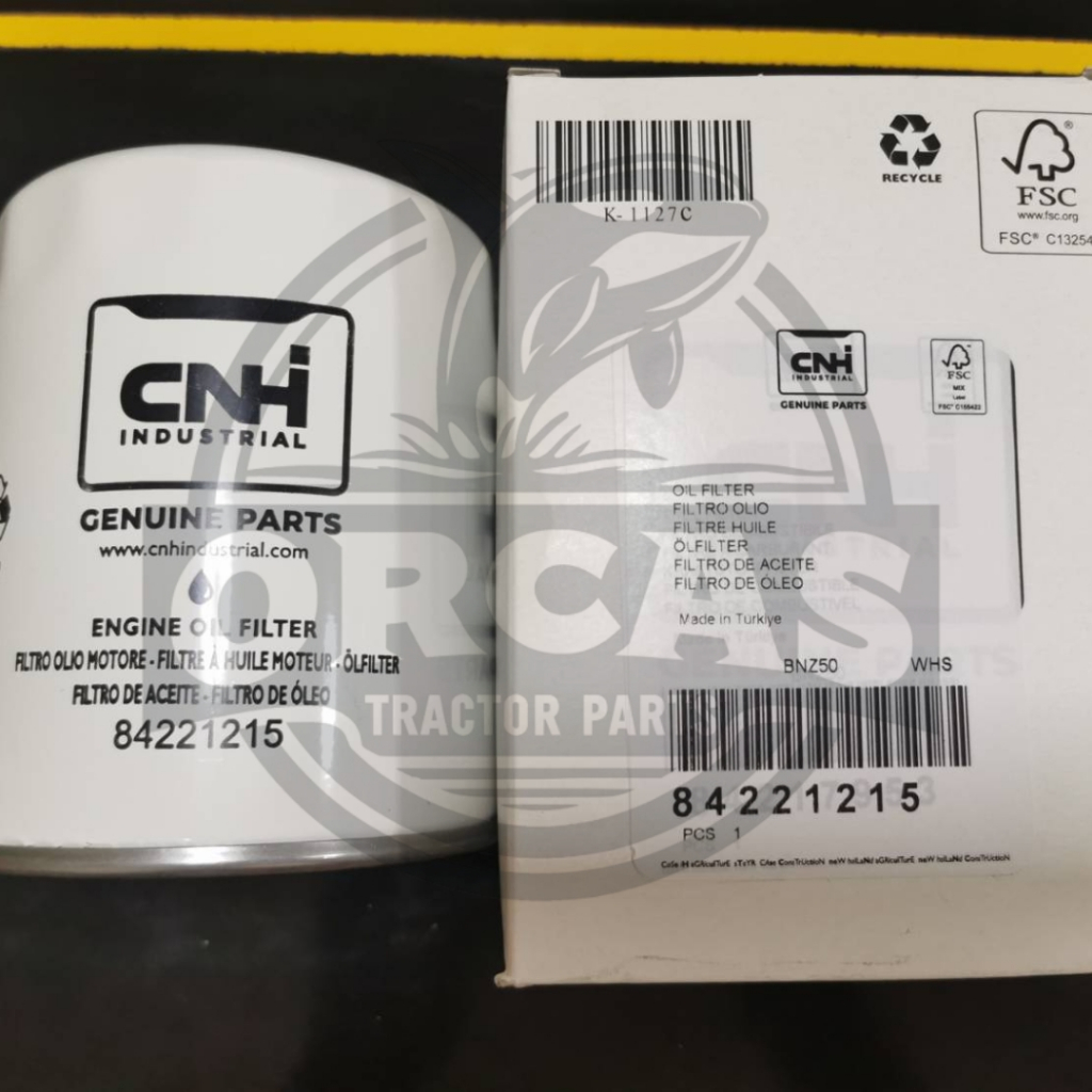 ไส้กรองน้ำมันเครื่อง CNH แท้ สำหรับ รถไถ New Holland TT75 TT4.75 TD95D TD5.100 TT4.90