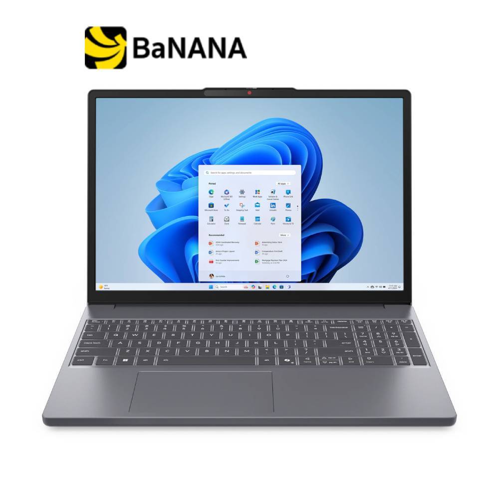 โน๊ตบุ๊ค Lenovo IdeaPad Slim 3i 15IRH10-83K100D8TA Gray by Banana IT