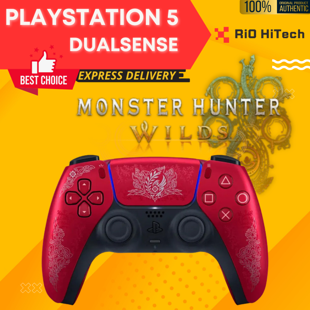 PlayStation 5 DualSense Monster Hunter Wilds Limited Edition ของใหม่ มือ 1 (ps5)