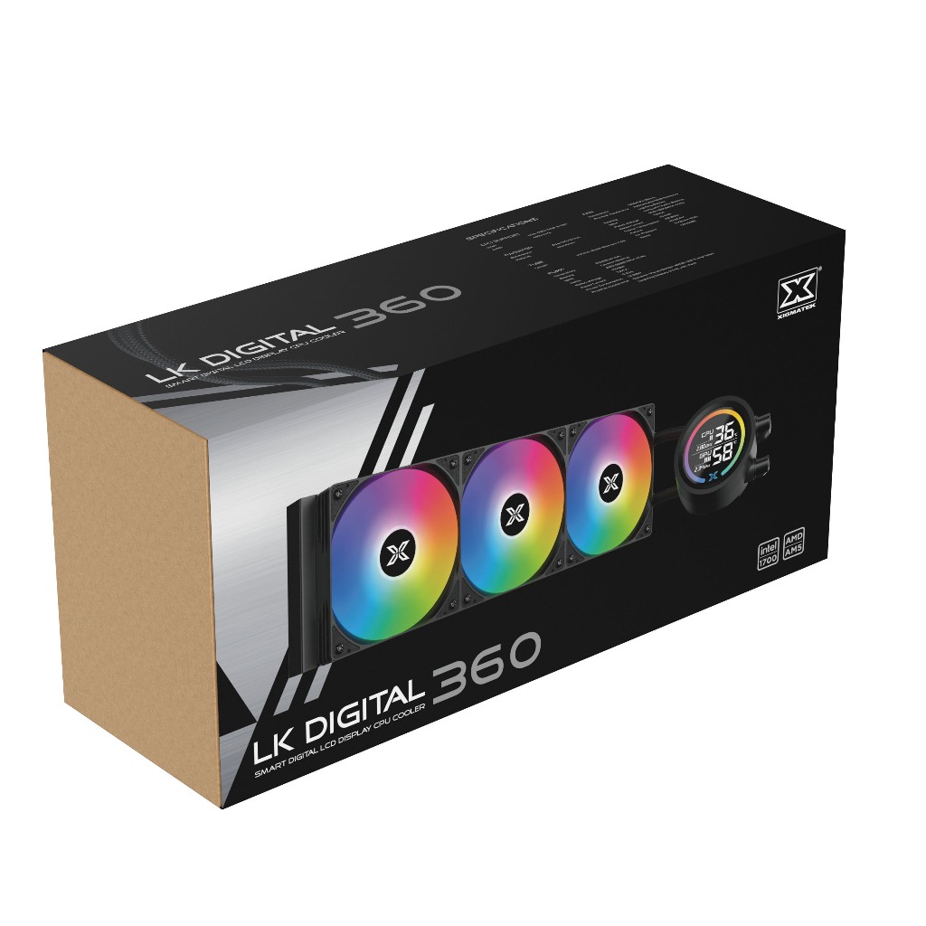 XIGMATEK CPU Liquid Cooler LK 360 Digital (ชุดน้ำปิด)